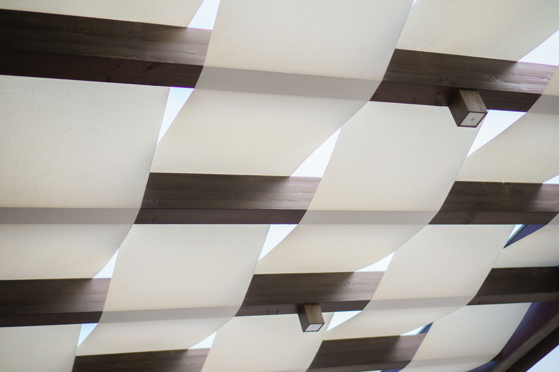 Shading band for Pergola, Intreccio or Onda Gazebo, Cagliari, South Sardinia